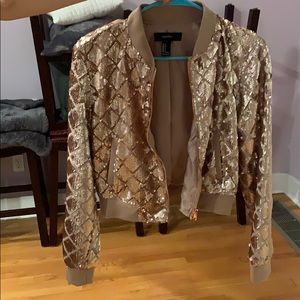 Sequin gold jacket
